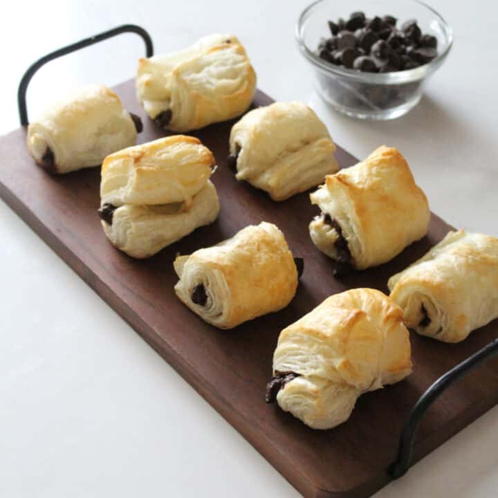 Easy Chocolate Croissants