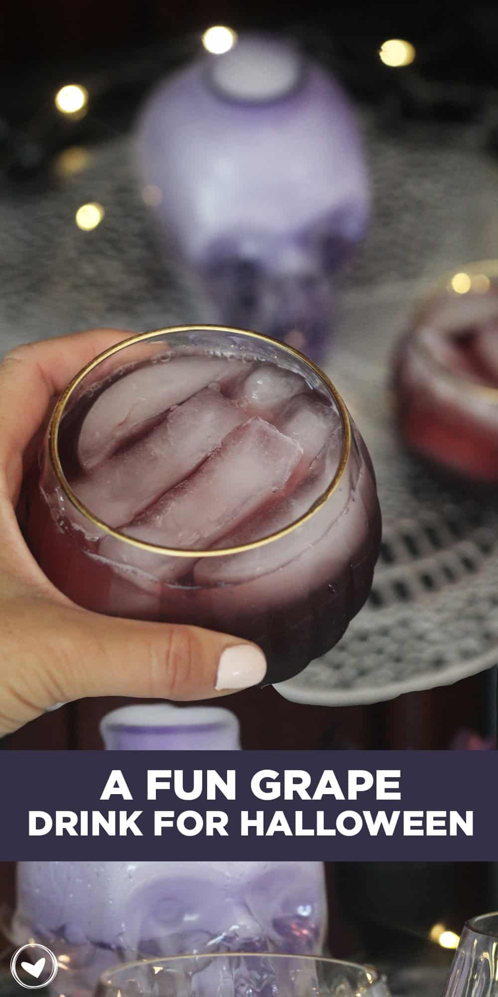 A Fun Grape Drink for Halloween