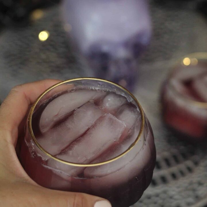 A fun grape drink for halloween