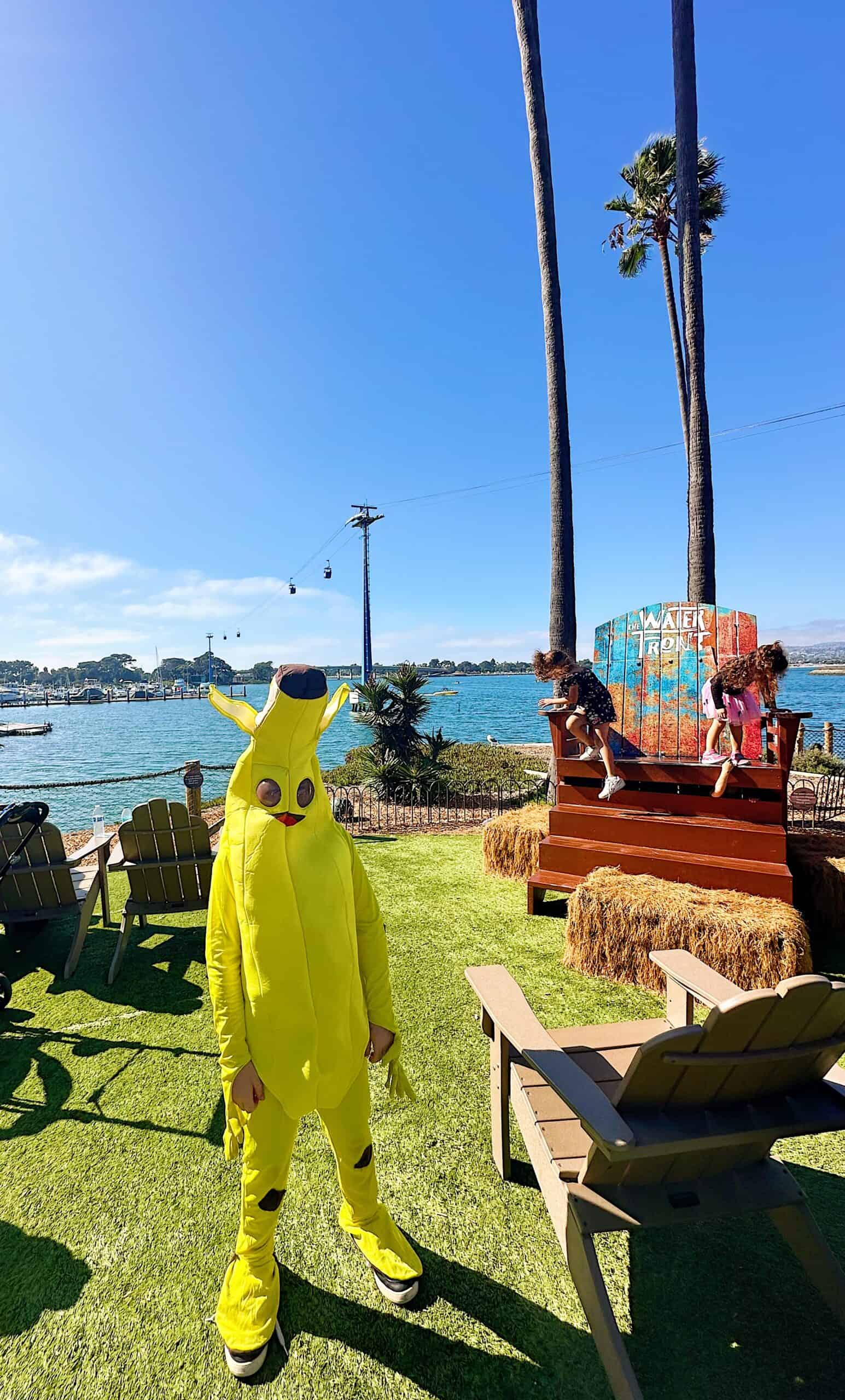 Banana costume at seaworld